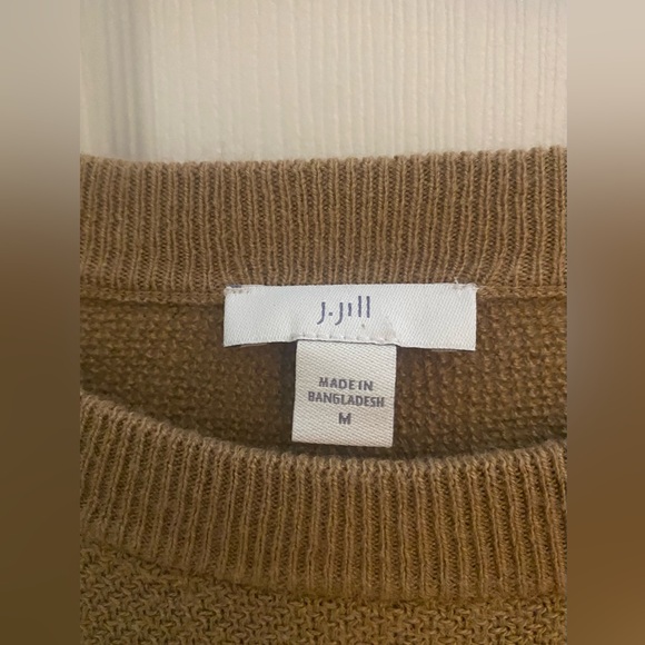 J. JILL Camel Color Sweater Sz Medium - Picture 3 of 6